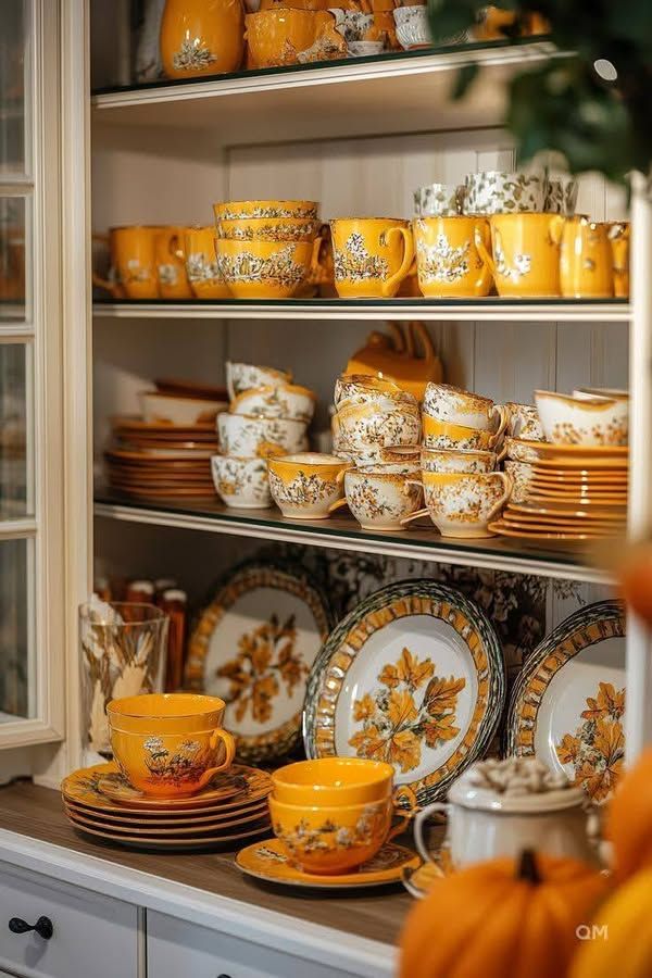 vaisselle cuisine jaune épicé