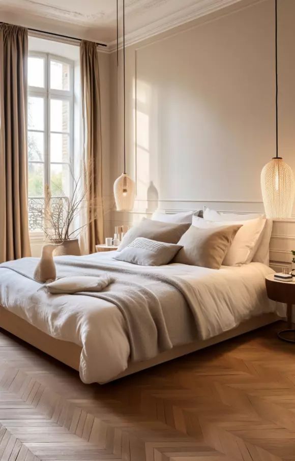 Ambiance chambre propice à la détente et au sommeil